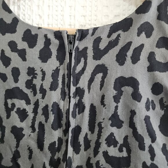 Harajuku Mini Girls Black and Gray Leopard Print Dress Size 14/16 - Picture 13 of 14